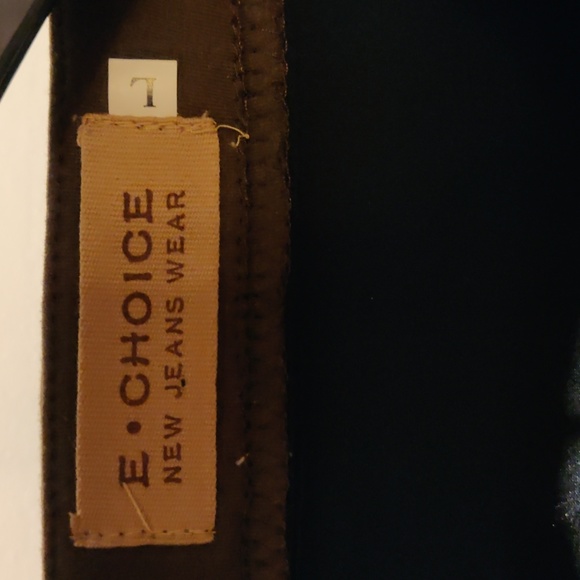 E. Choice New Jeans Wear Black T-Shirt - Picture 2 of 3